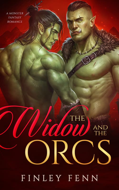 The Widow and the Orcs: A Monster Fantasy Romance (Orc Sworn) by Finley Fenn — free reverse harem (why choose) romance Kindle book