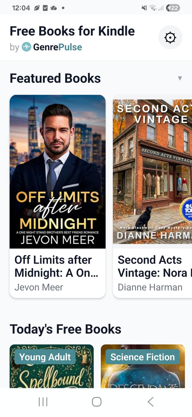 Featured books and daily free books feed