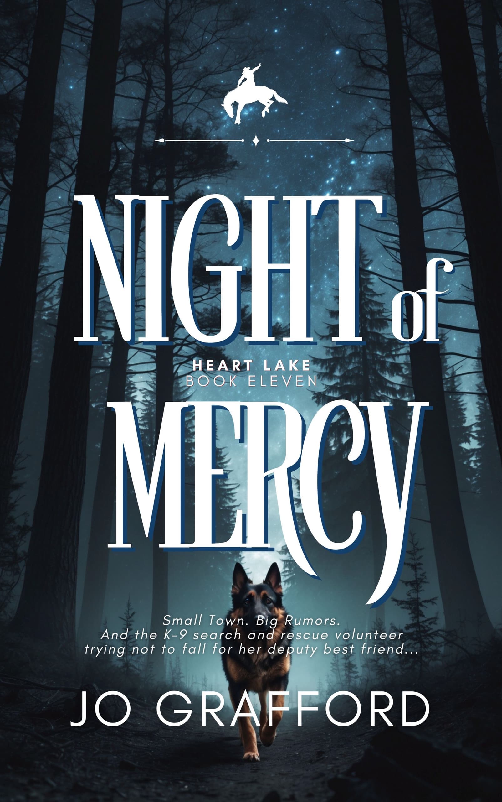 Night of Mercy: Sweet, Small-Town Romantic Suspense (Heart Lake Book 11)